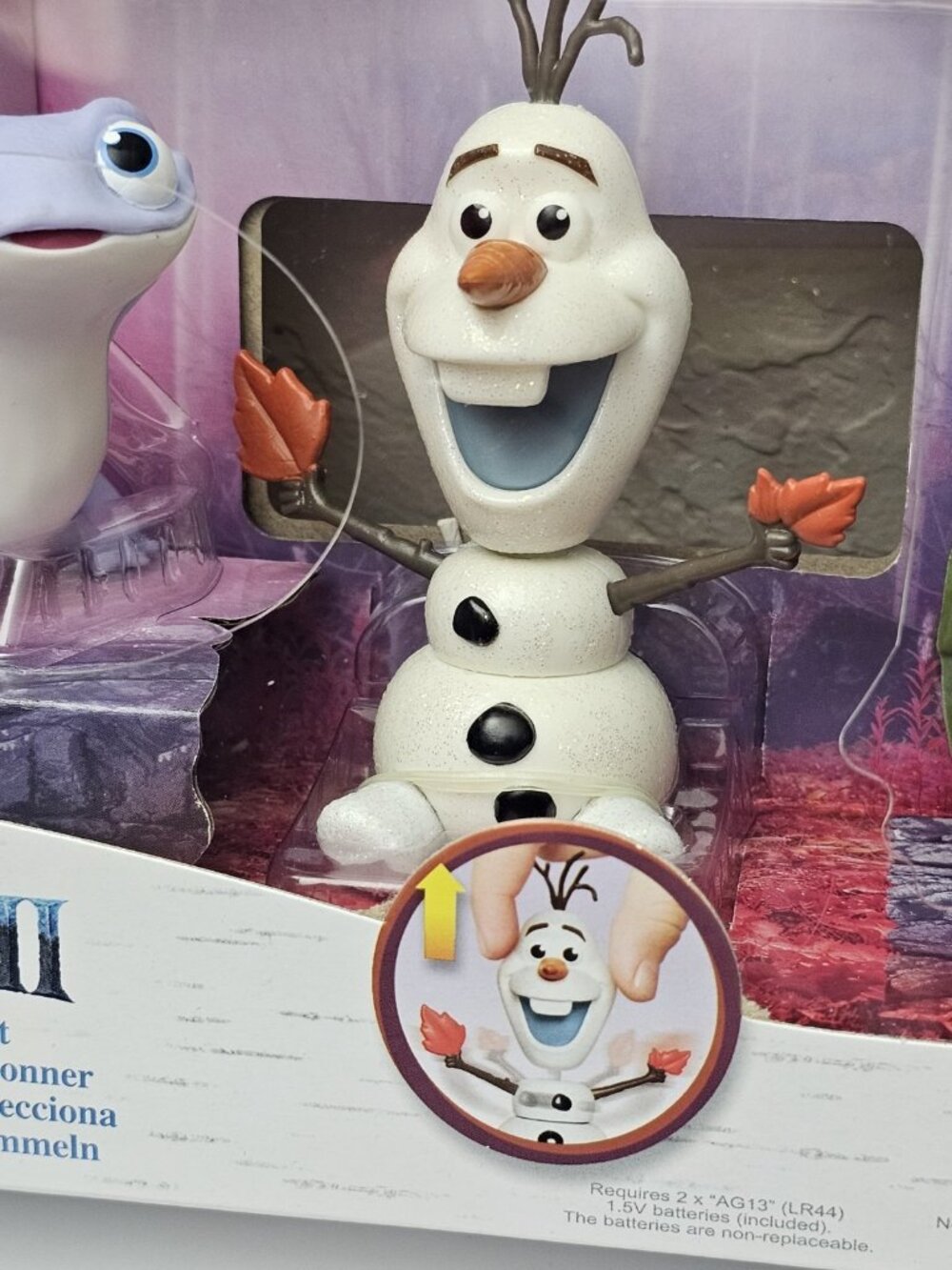 Disney Frozen 2 Play Set With Fire Spirit, Spinning Olaf,earth Giant,water Nokk - Picture 3 of 11